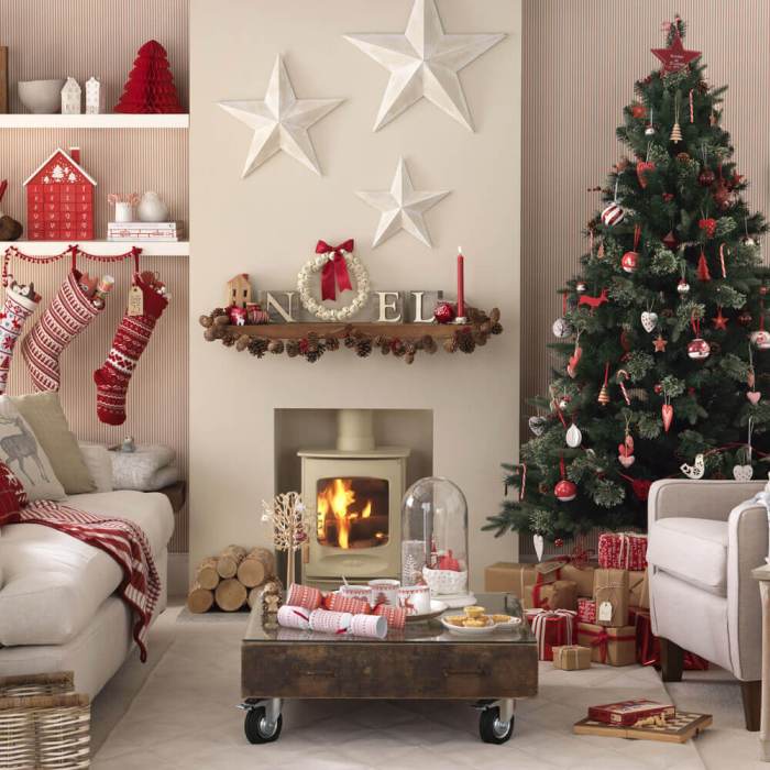 Christmas decor for small room