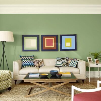 Color verde: design dinterni per la casa