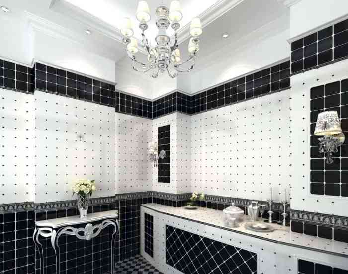 Black and White Small Bathroom Decor: A Stylish and Functional Guide